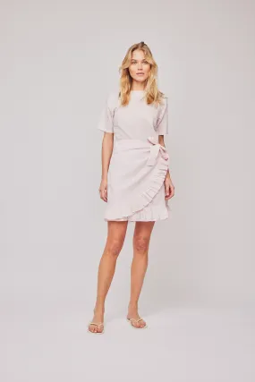 Elicia Wrap Dress - Pink Marshmallow