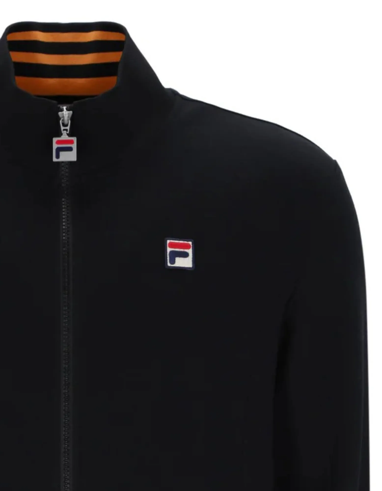 Fila Jamie Settanta Track Jacket in Black/Yam