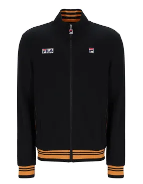 Fila Jamie Settanta Track Jacket in Black/Yam
