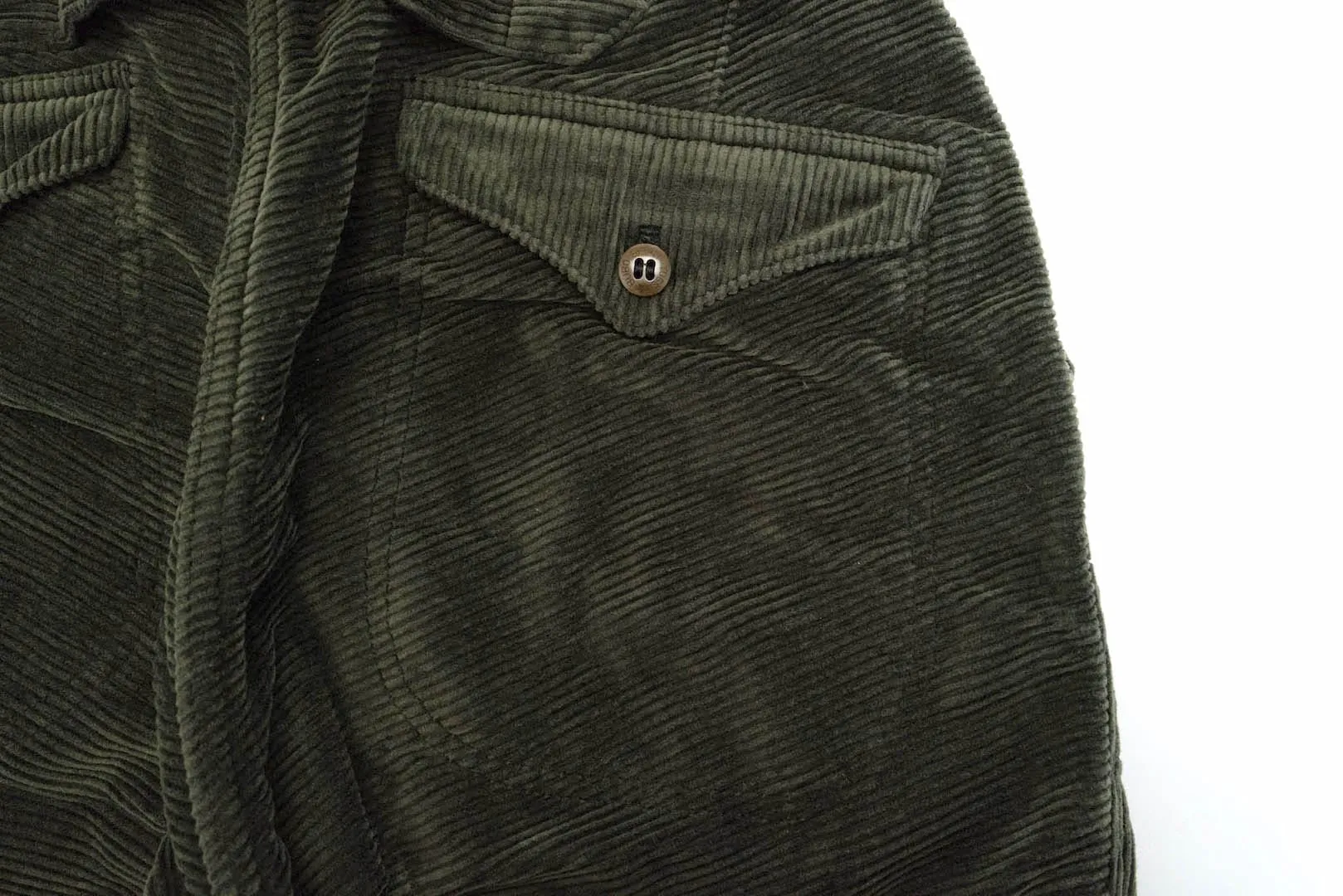 Freewheelers "Lumberjack" Heavyweight Corduroy Trousers (Forest Green)