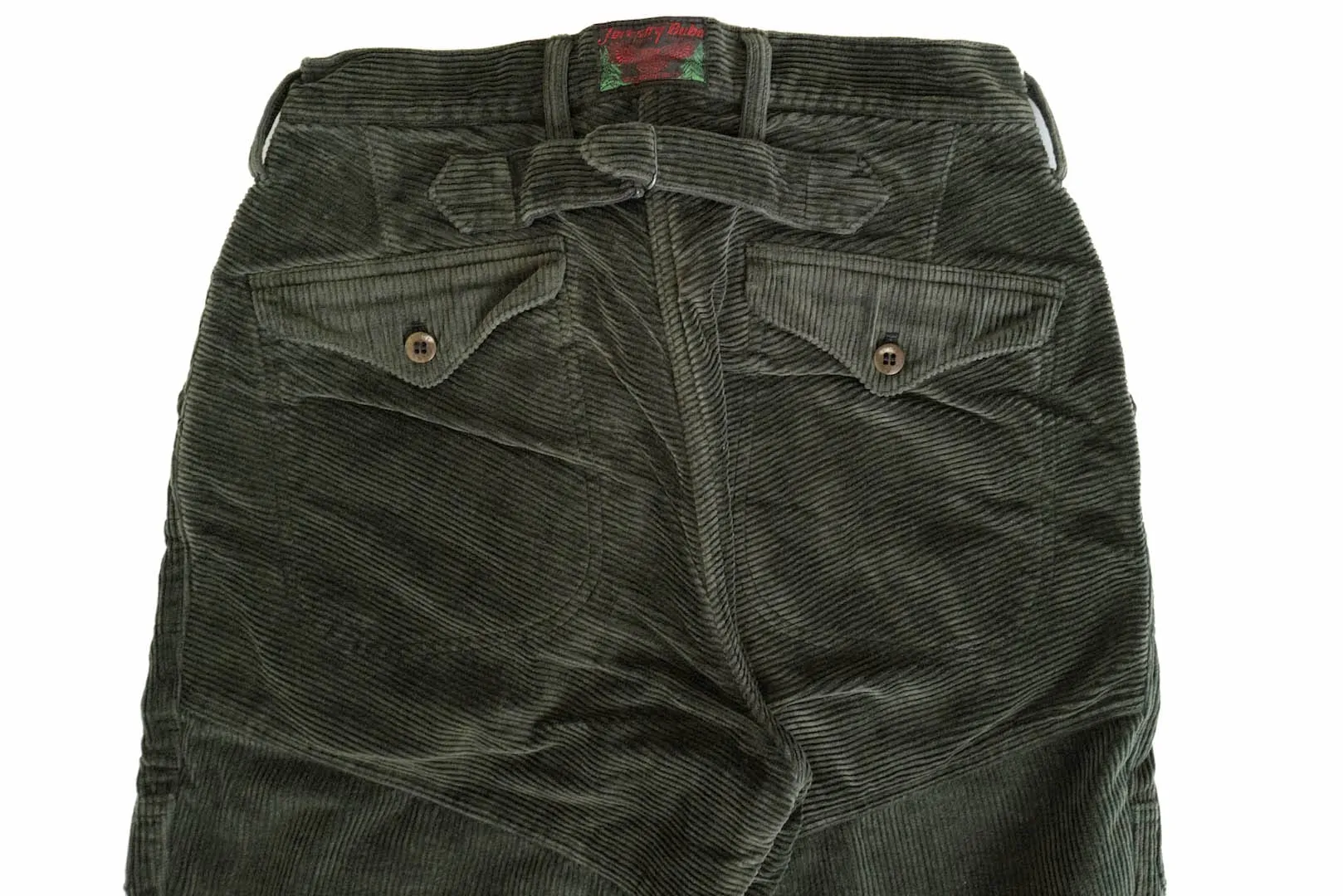 Freewheelers "Lumberjack" Heavyweight Corduroy Trousers (Forest Green)