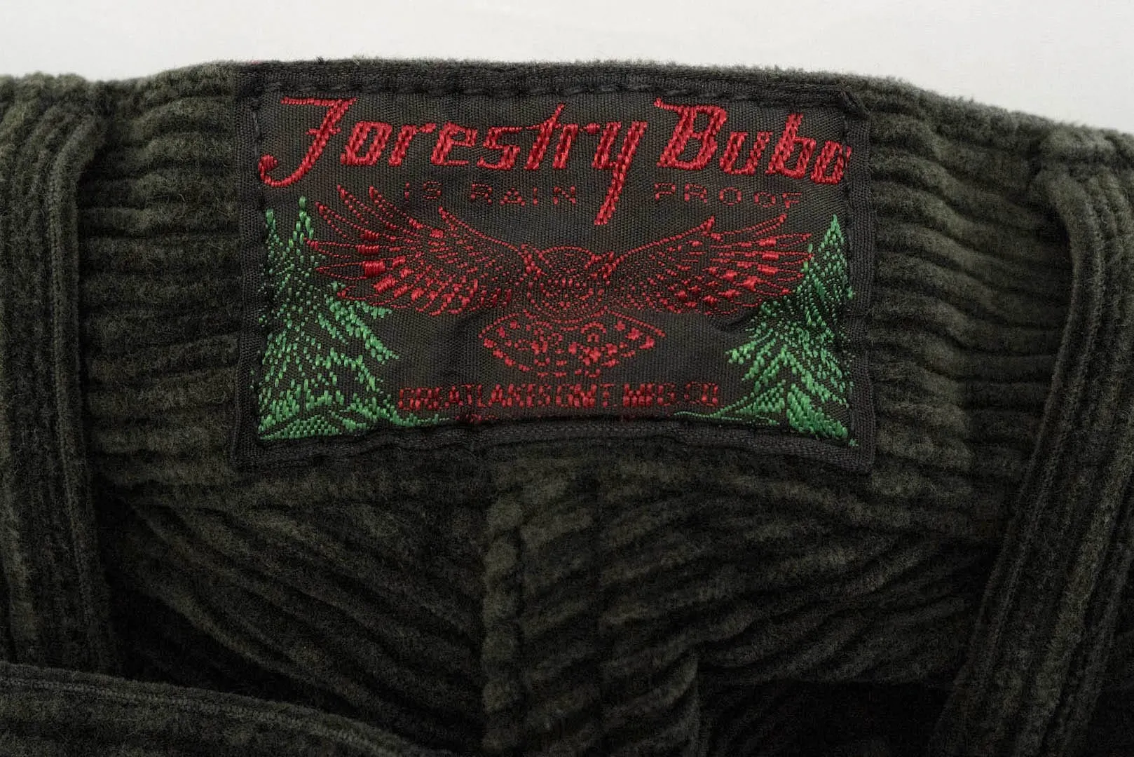 Freewheelers "Lumberjack" Heavyweight Corduroy Trousers (Forest Green)