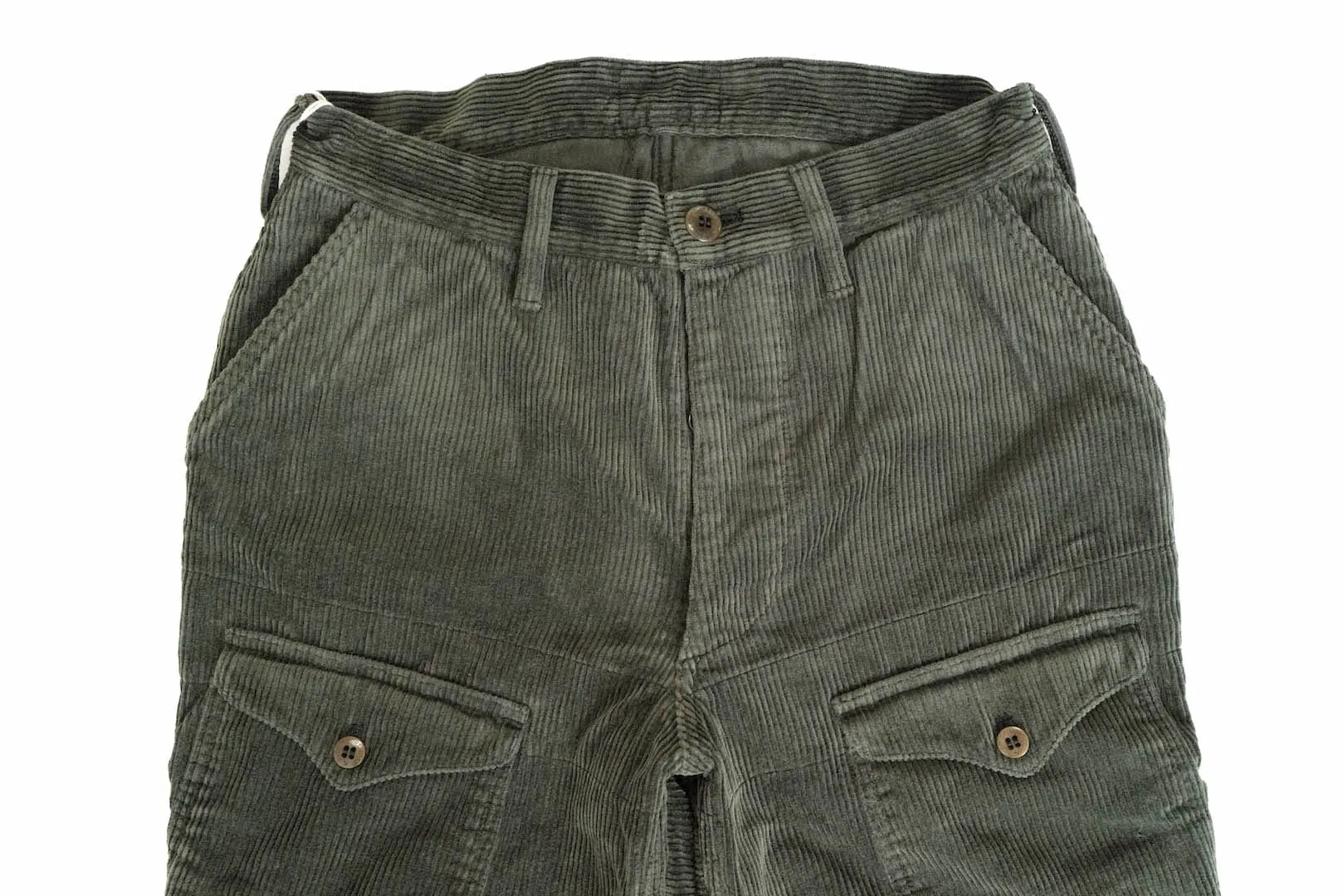 Freewheelers "Lumberjack" Heavyweight Corduroy Trousers (Forest Green)