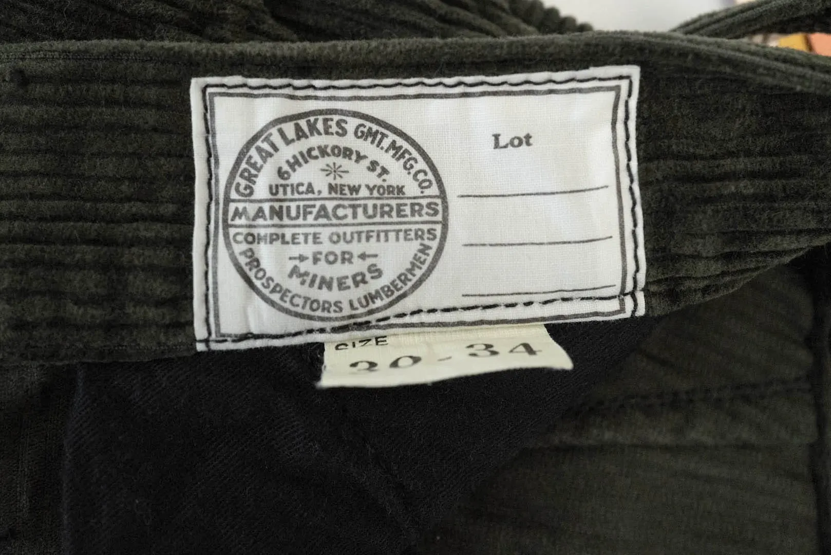 Freewheelers "Lumberjack" Heavyweight Corduroy Trousers (Forest Green)