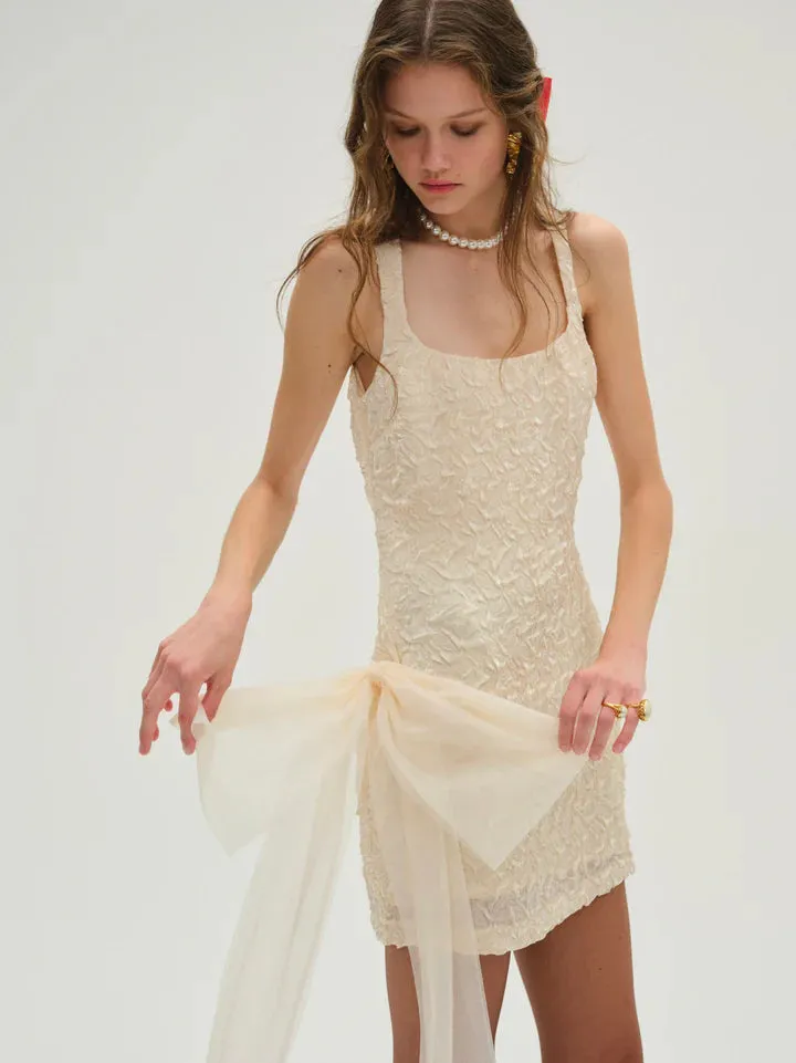 Frosted Organza Mini Dress
