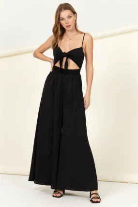 Fs Clearance Remember Me Front Sash Cutout Jumpsuit