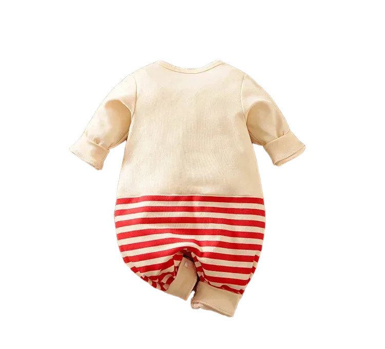 Gender Neutral Baby Elk Costume One-Piece Jumpsuit