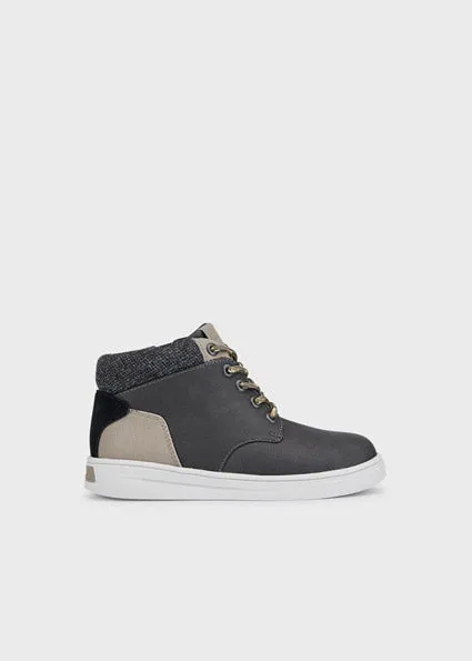 Graphite Lace-Up Boot