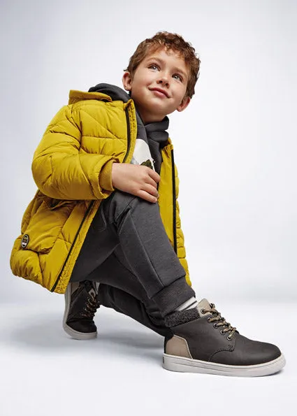 Graphite Lace-Up Boot