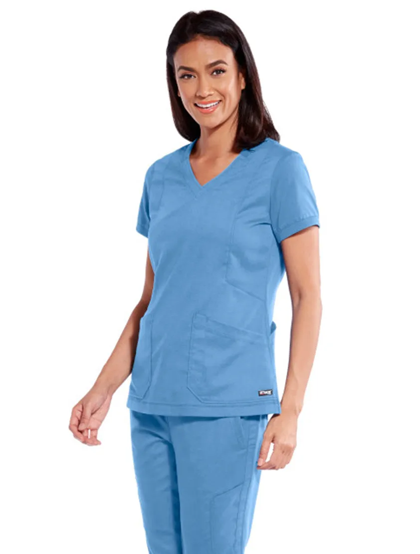 Grey's Anatomy™ by Barco Kira Zipper-Pocket Scrub Top