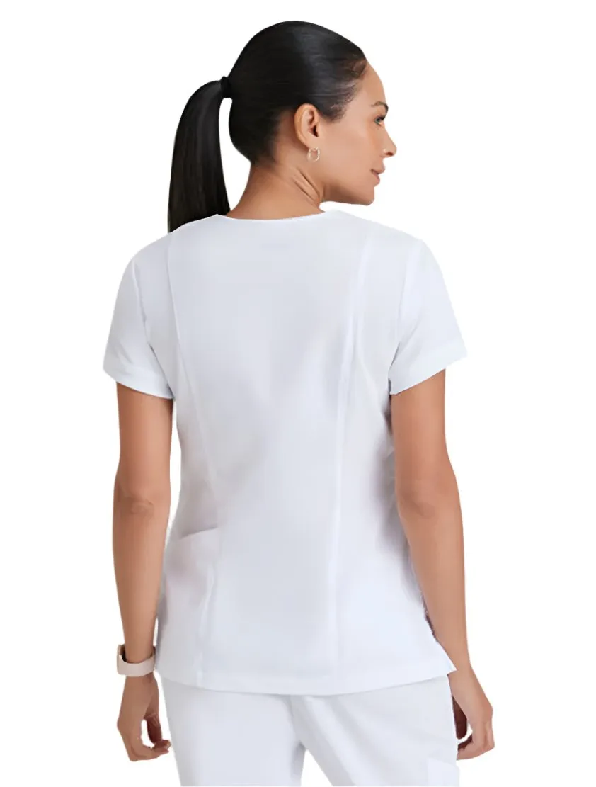 Grey's Anatomy™ by Barco Kira Zipper-Pocket Scrub Top