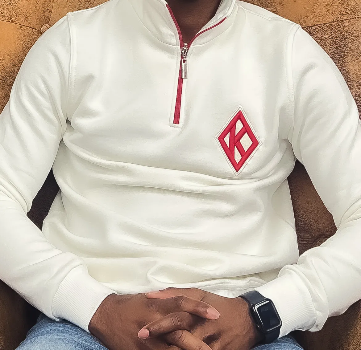 Half Zipper Floating K Sweatshirt