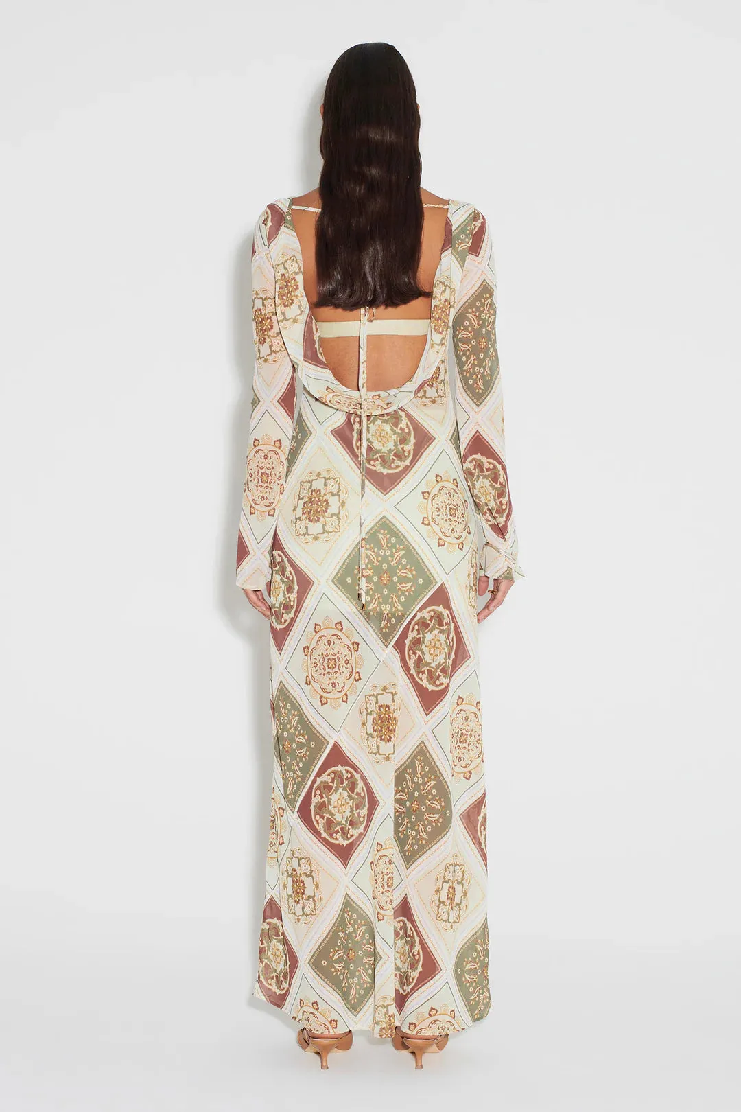 HANSEN & GRETEL - SUNDRA SLIP DRESS - EVERGREEN TILE