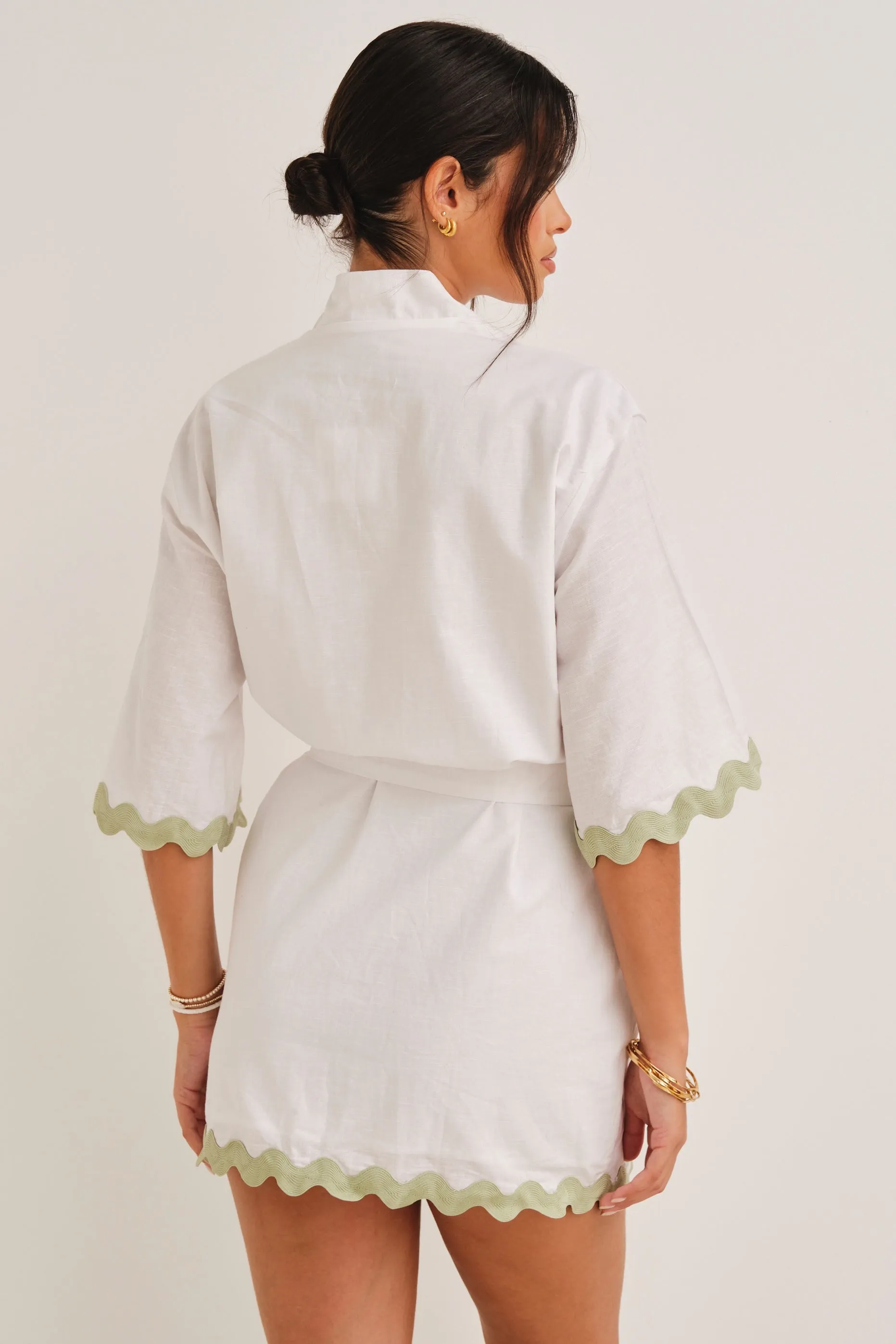 Harry Mini Dress White