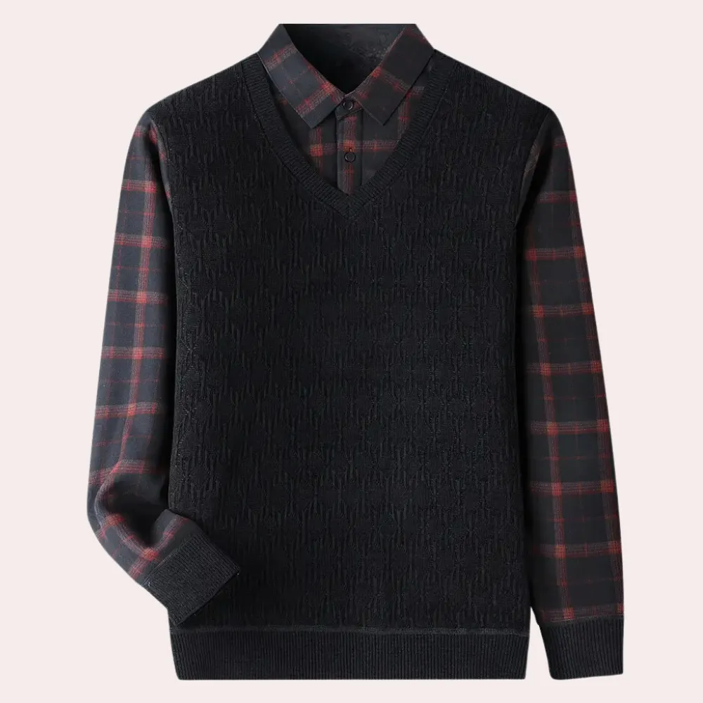 HASAIN - Klassisk Pullover til Mænd