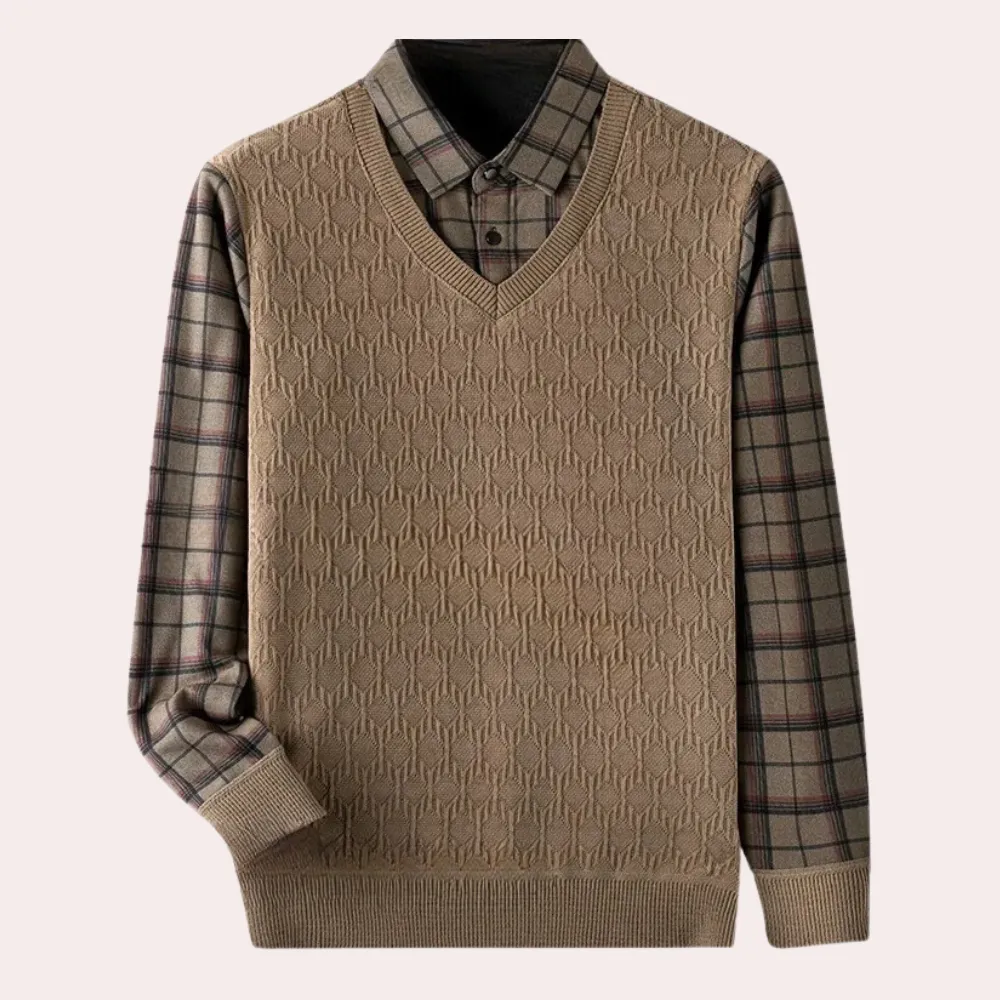 HASAIN - Klassisk Pullover til Mænd