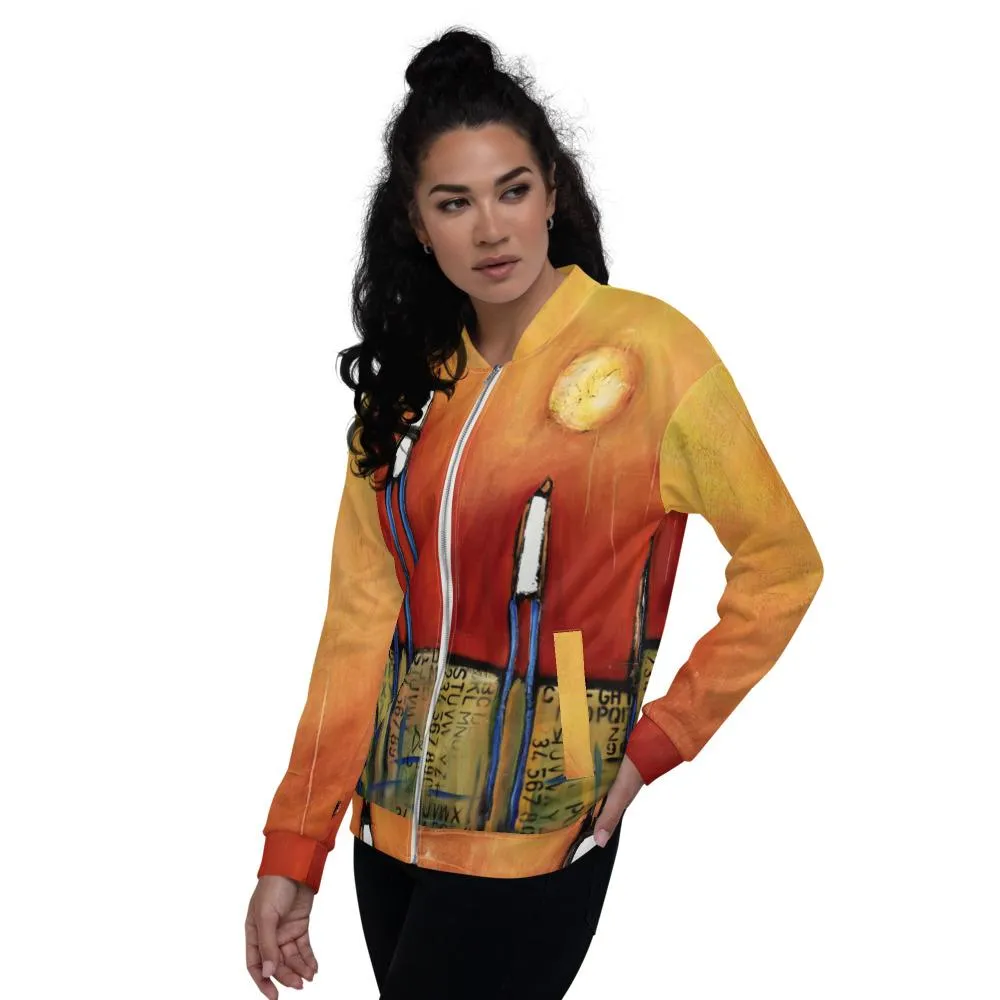 Here Comes the Sun Unisex Bomber Jacket