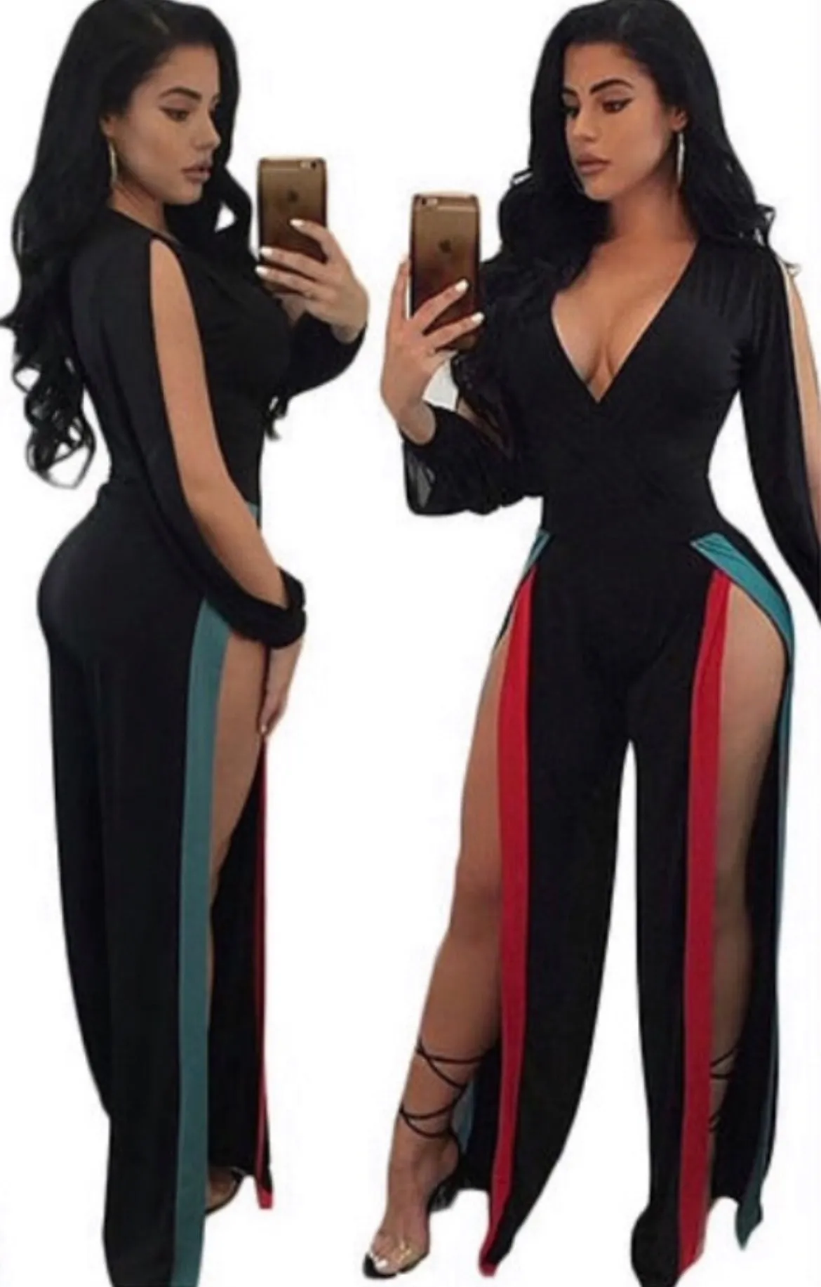 High Split Jumpsuit