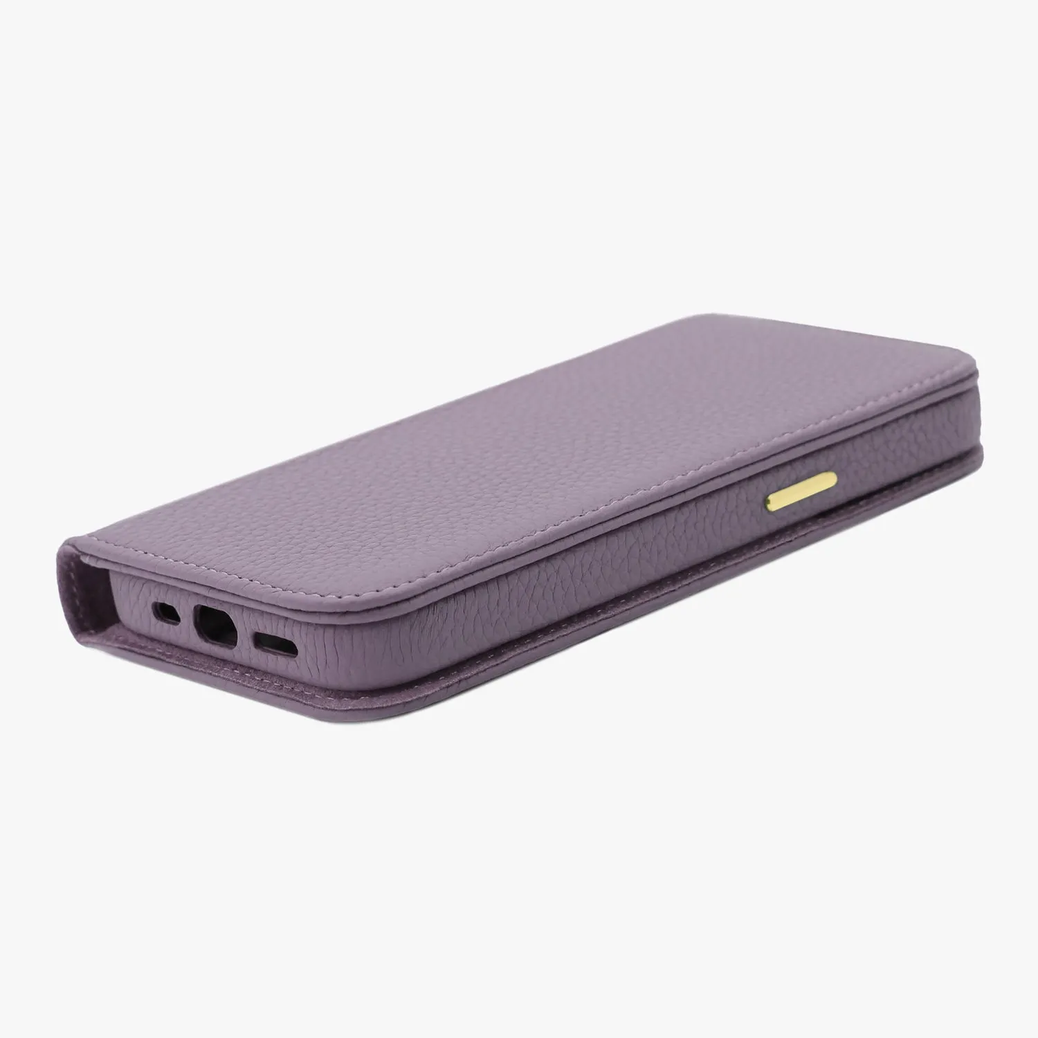 iPhone 12/12 Pro MagSafe Leather Flip Cover with Leather Case