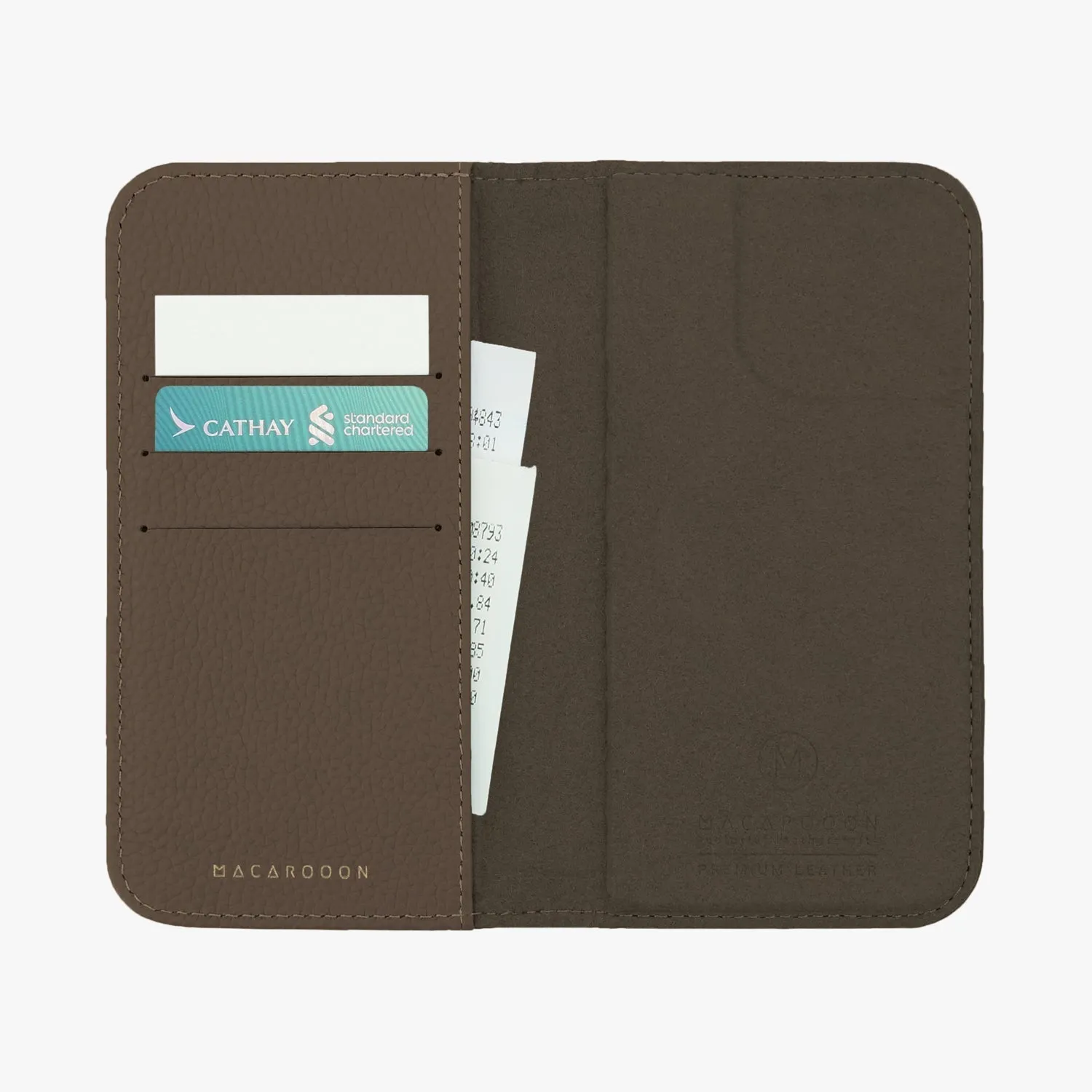 iPhone 16 Pro Max MagSafe Leather Flip Cover with Leather Case
