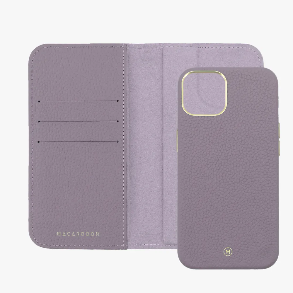 iPhone 16 Pro Max MagSafe Leather Flip Cover with Leather Case