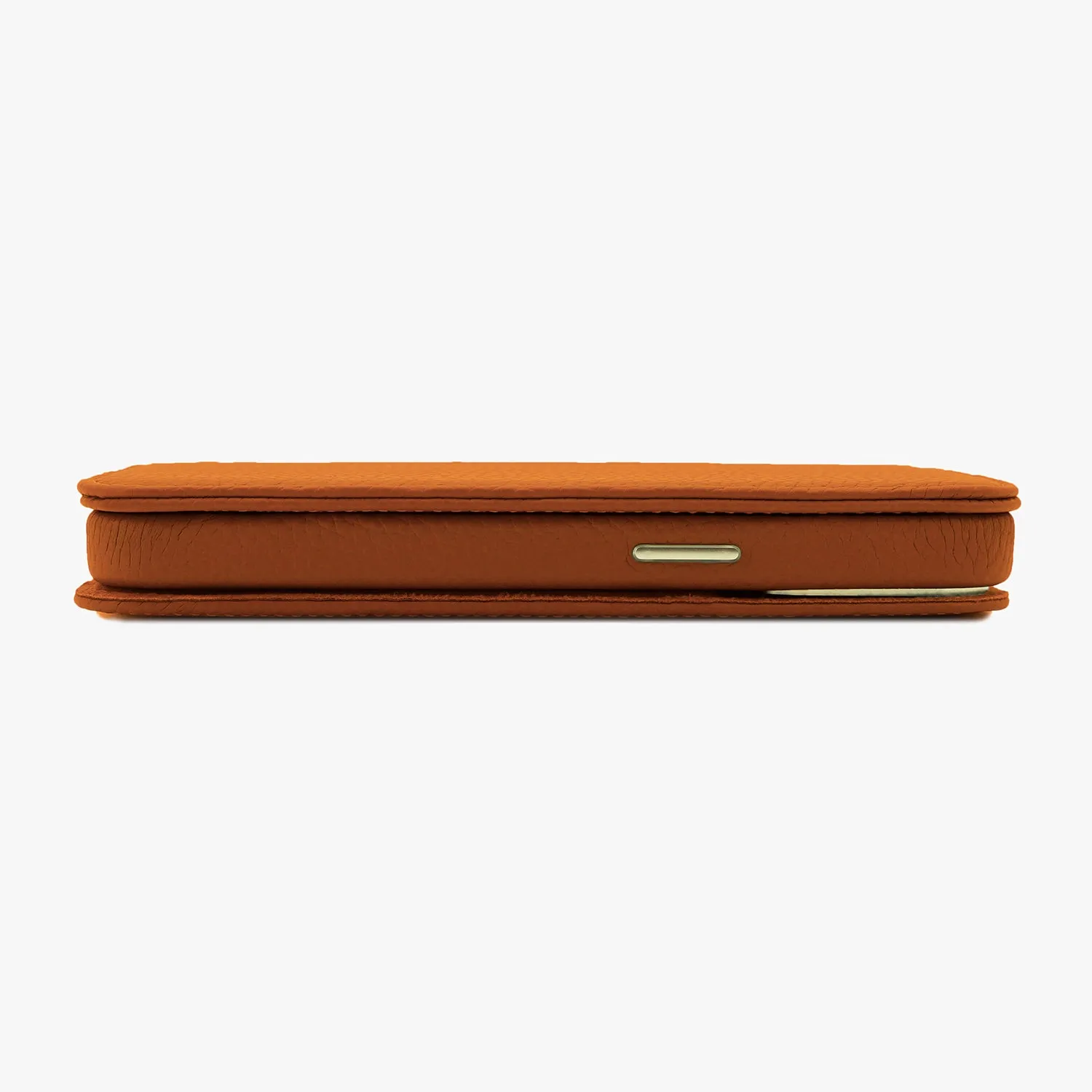 iPhone 16 Pro Max MagSafe Leather Flip Cover with Leather Case