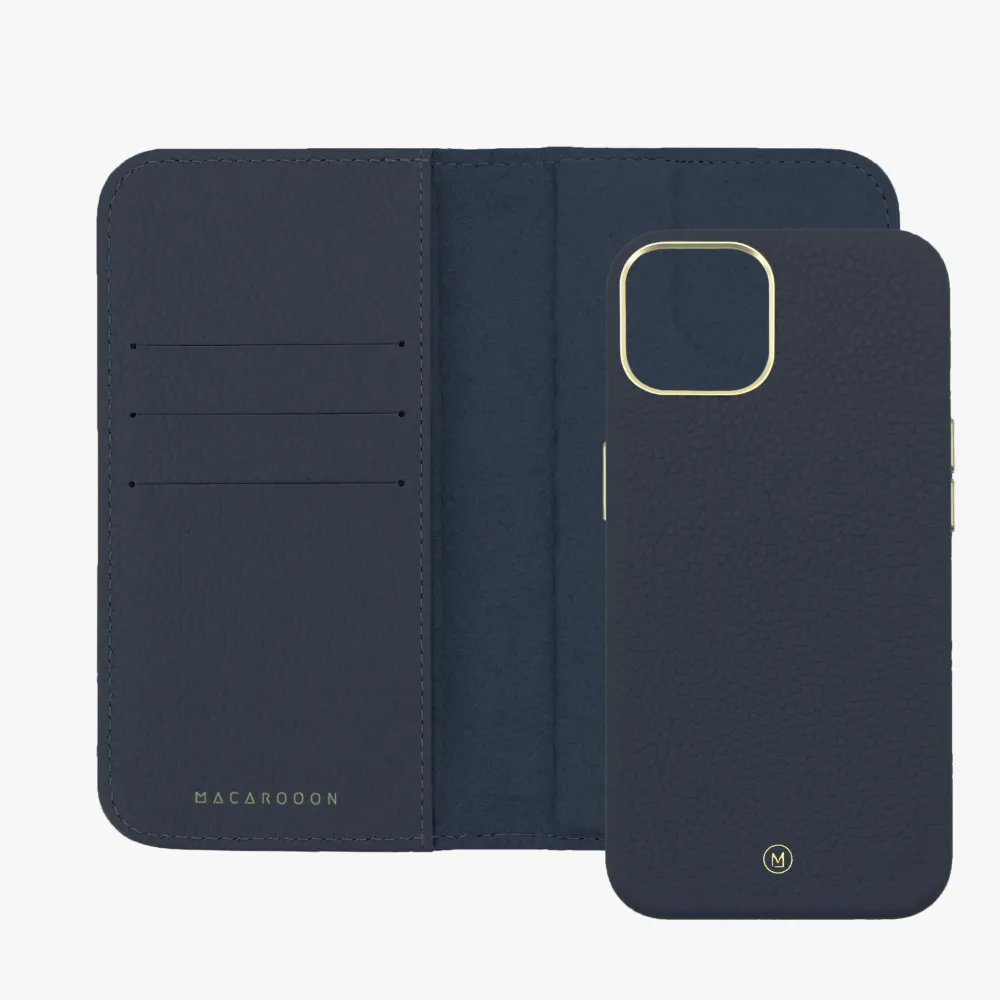 iPhone 16 Pro Max MagSafe Leather Flip Cover with Leather Case