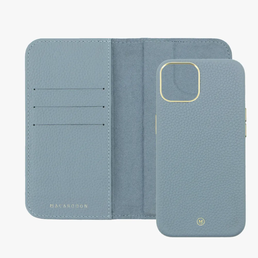 iPhone 16 Pro Max MagSafe Leather Flip Cover with Leather Case