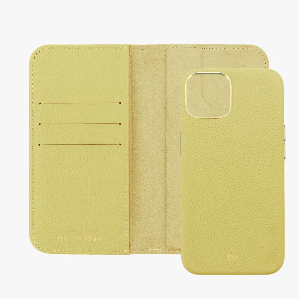 iPhone 16 Pro Max MagSafe Leather Flip Cover with Leather Case