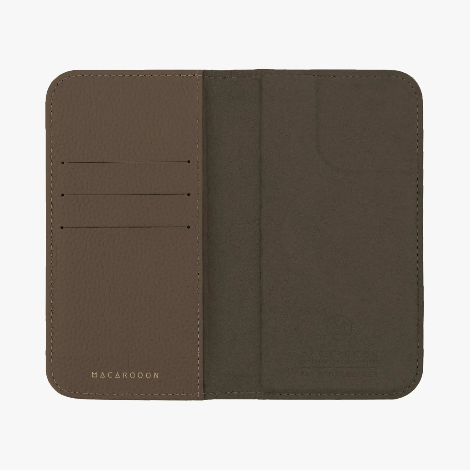 iPhone 16 Pro Max MagSafe Leather Flip Cover with Leather Case