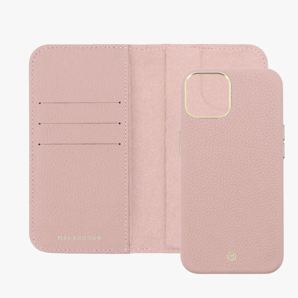iPhone 16 Pro Max MagSafe Leather Flip Cover with Leather Case