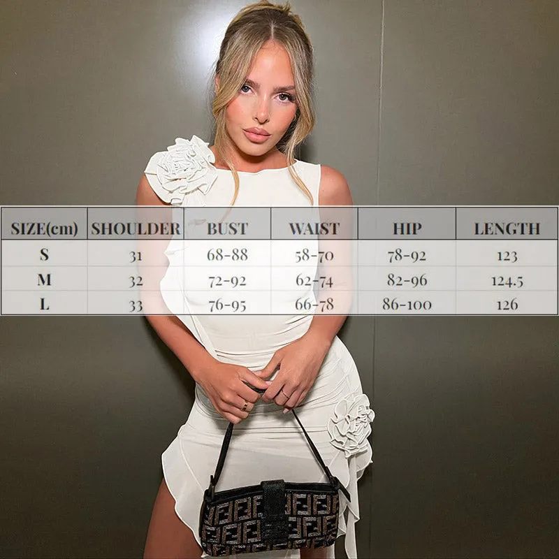 Irregular Mesh Mini Bodycon Dress