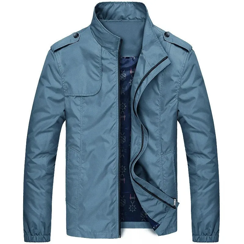 James™  business stijl grijs waindproof heren bomberjacket