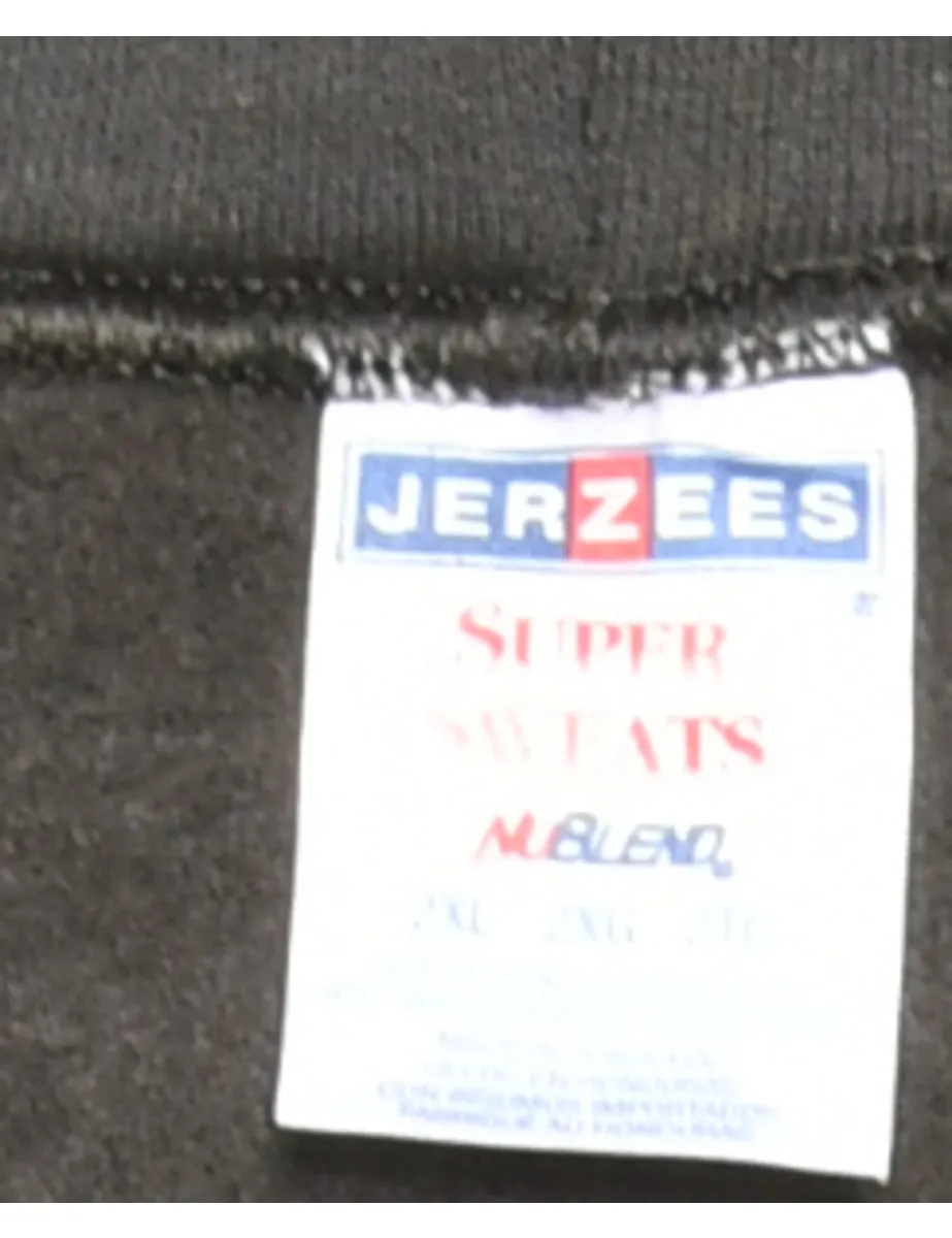 Jerzees Printed Hoodie - L
