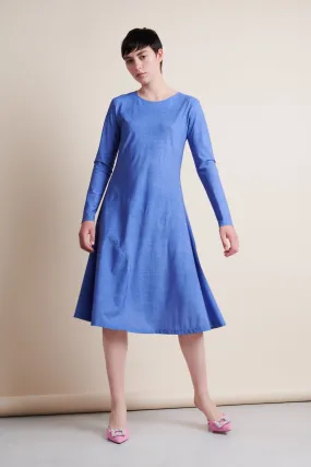 Jessica Dress Short Technical Jersey | Light blue