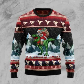 JulesRoche Ugly Christmas Sweater All-Over Print Wool Blend