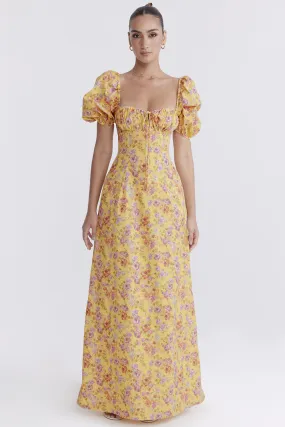Kate Puff Sleeve Loose Maxi Dress