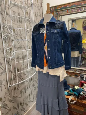 Lace Denim Jacket