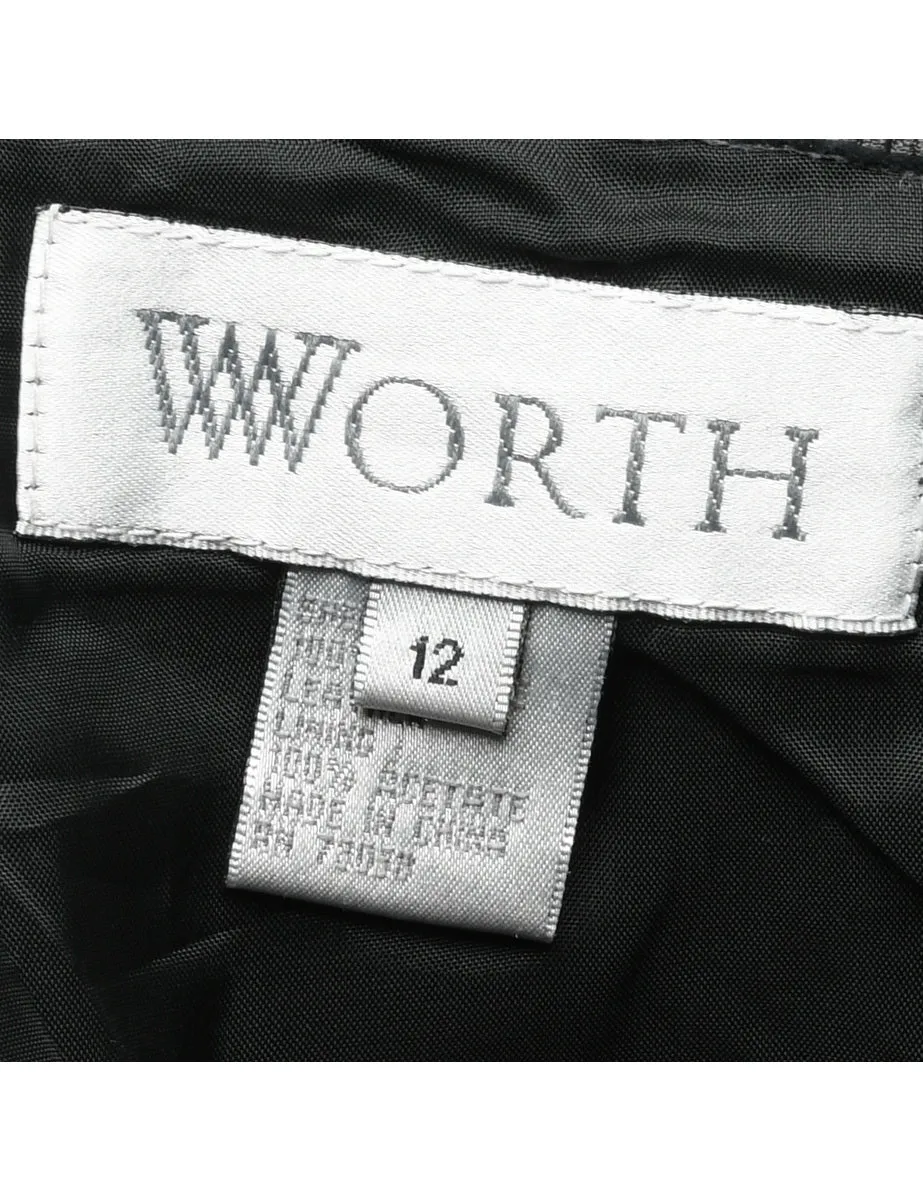 Leather Pencil Skirt - L