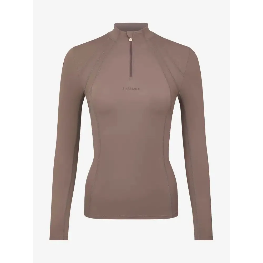 Lemieux Mia Mesh Long Sleeve Base Layer Walnut