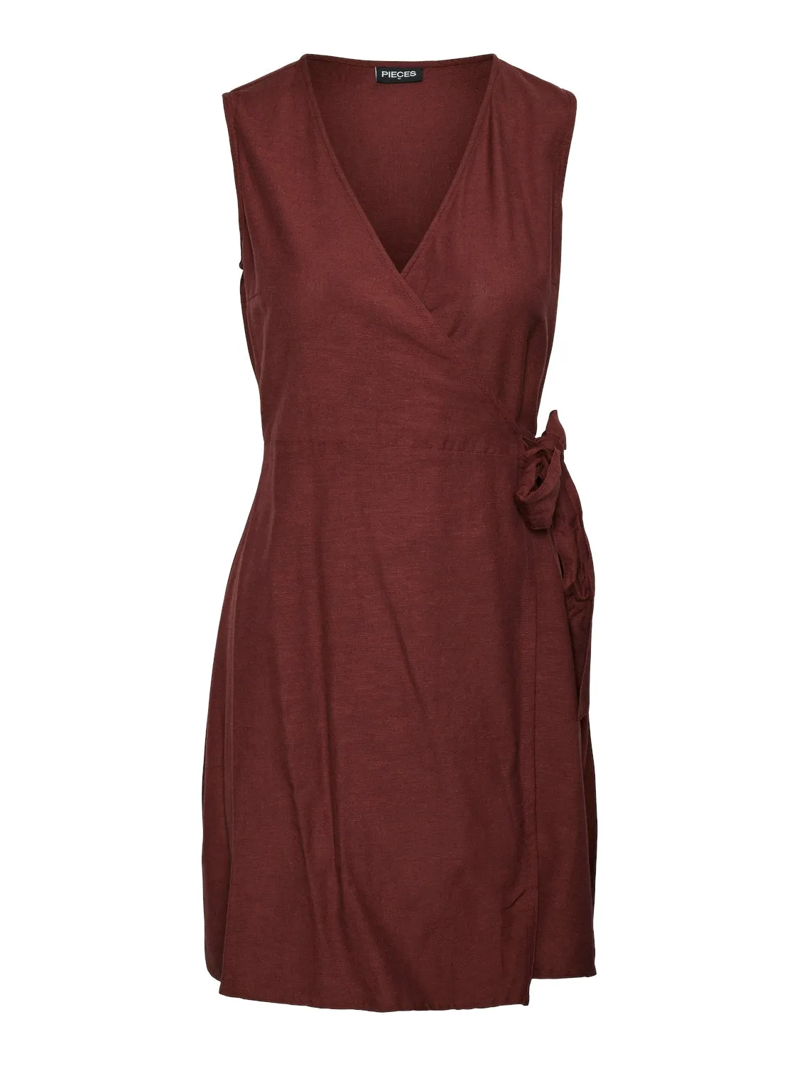 Linen Wrap Dress
