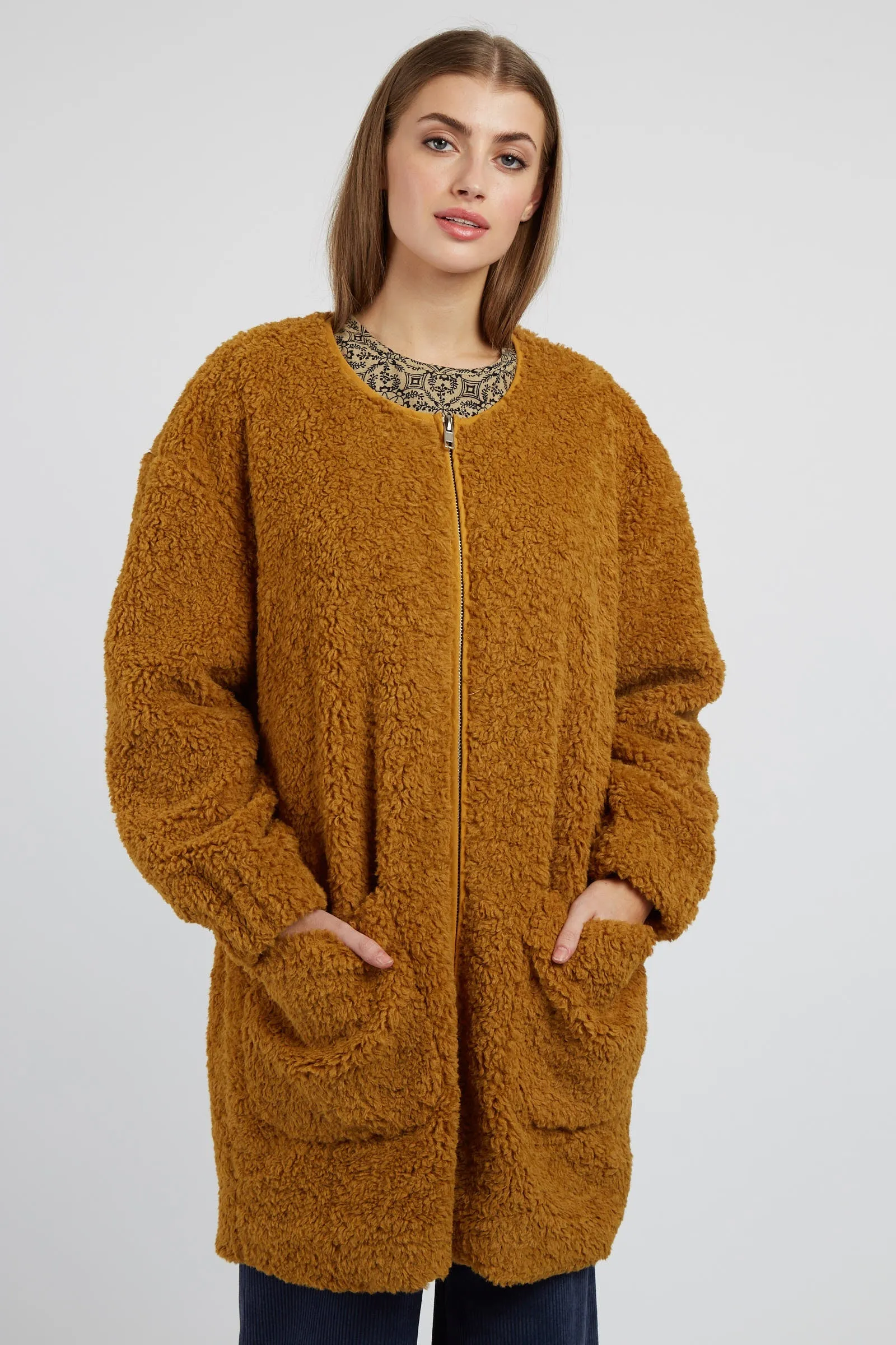 Louche Aldora Coat - Mustard