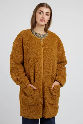 Louche Aldora Coat - Mustard