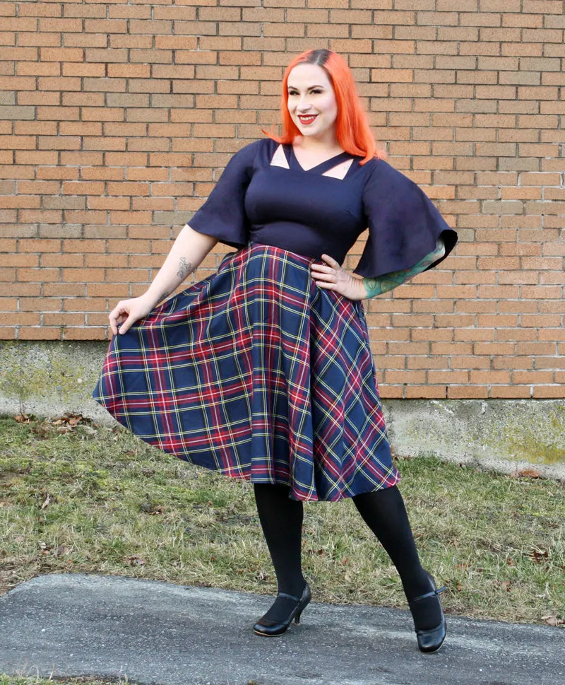 Madeline Dress in Plaid