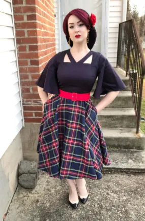 Madeline Dress in Plaid