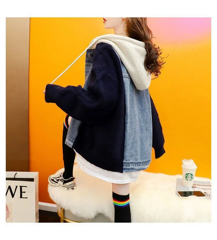 MALYBGG Elevate Your Style with a Loose-Fit Short Thickened Knit Outerwear 8022LY