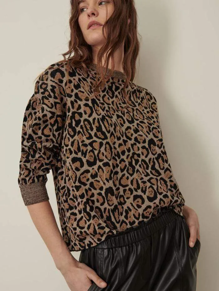 Marella T CIMONE Animal Printed Jumper 33663417 002