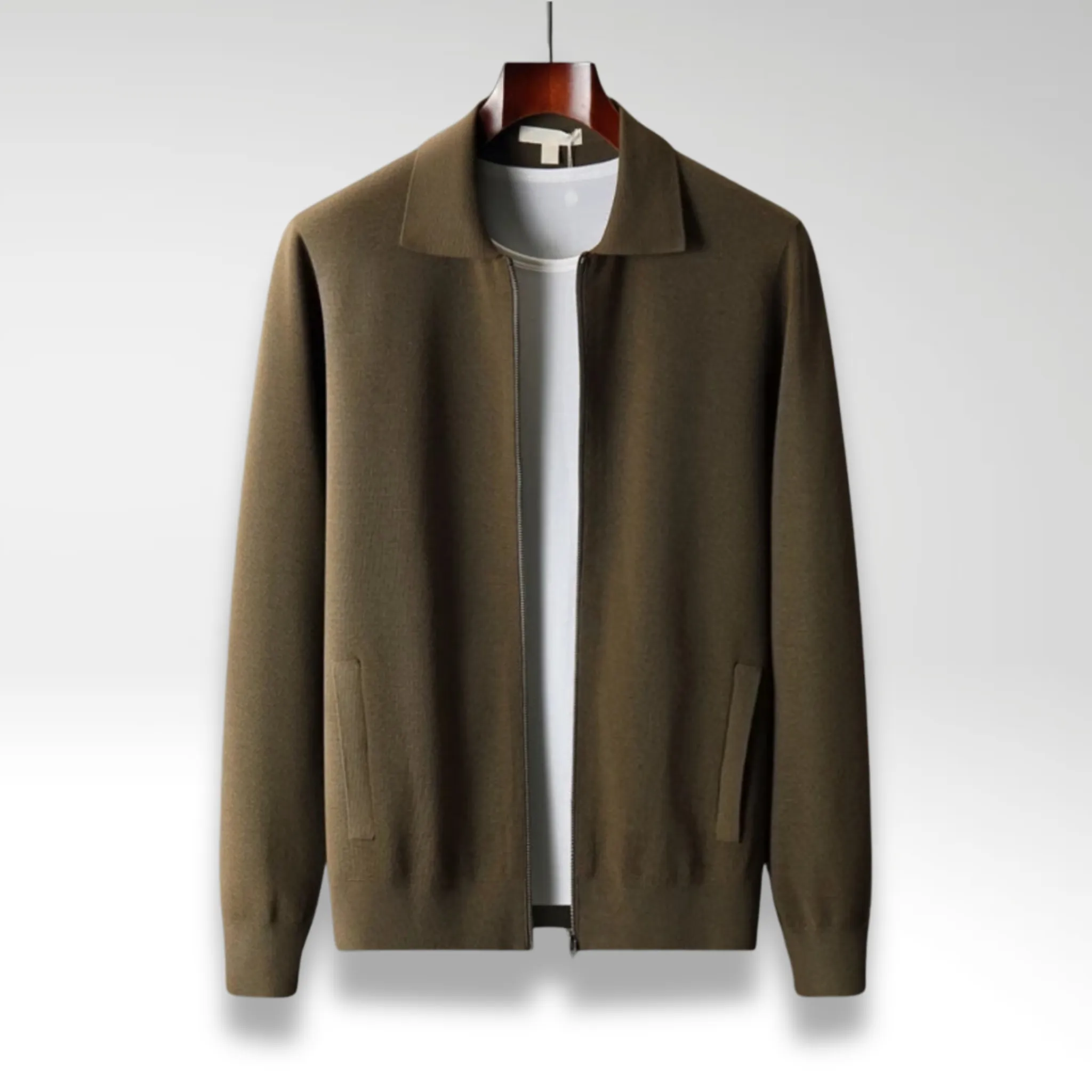 Matior™ | Premium Merino Zip-Up Cardigan