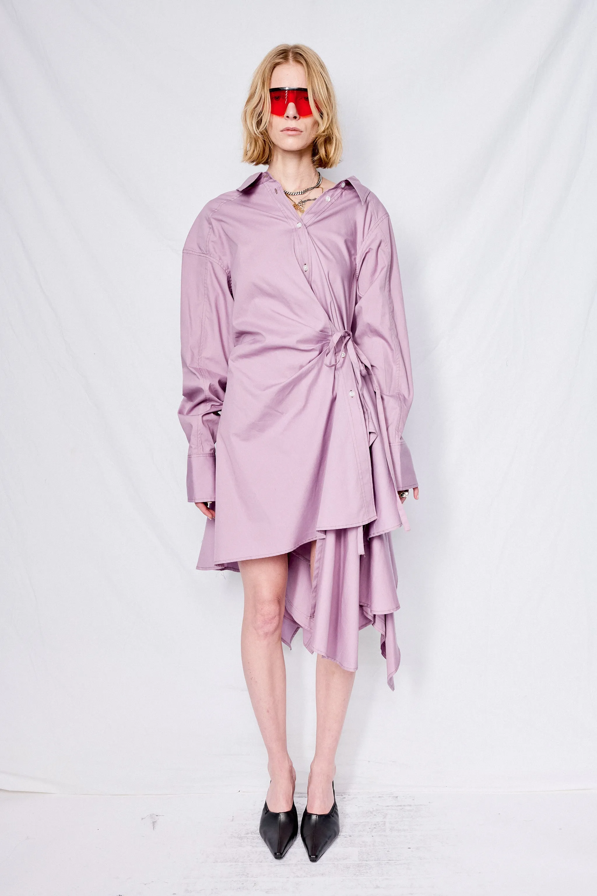 Mauve Wrap Dress