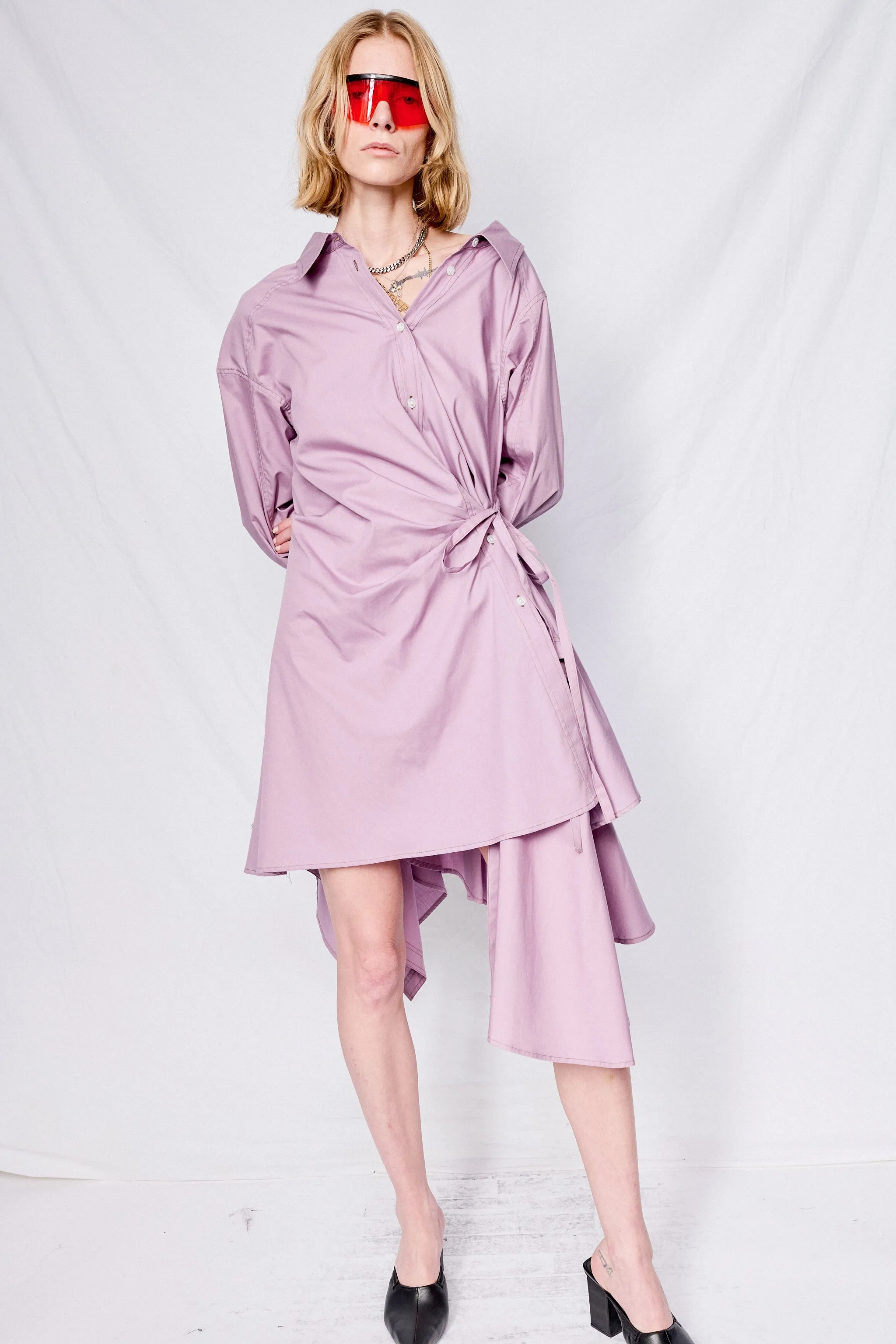 Mauve Wrap Dress